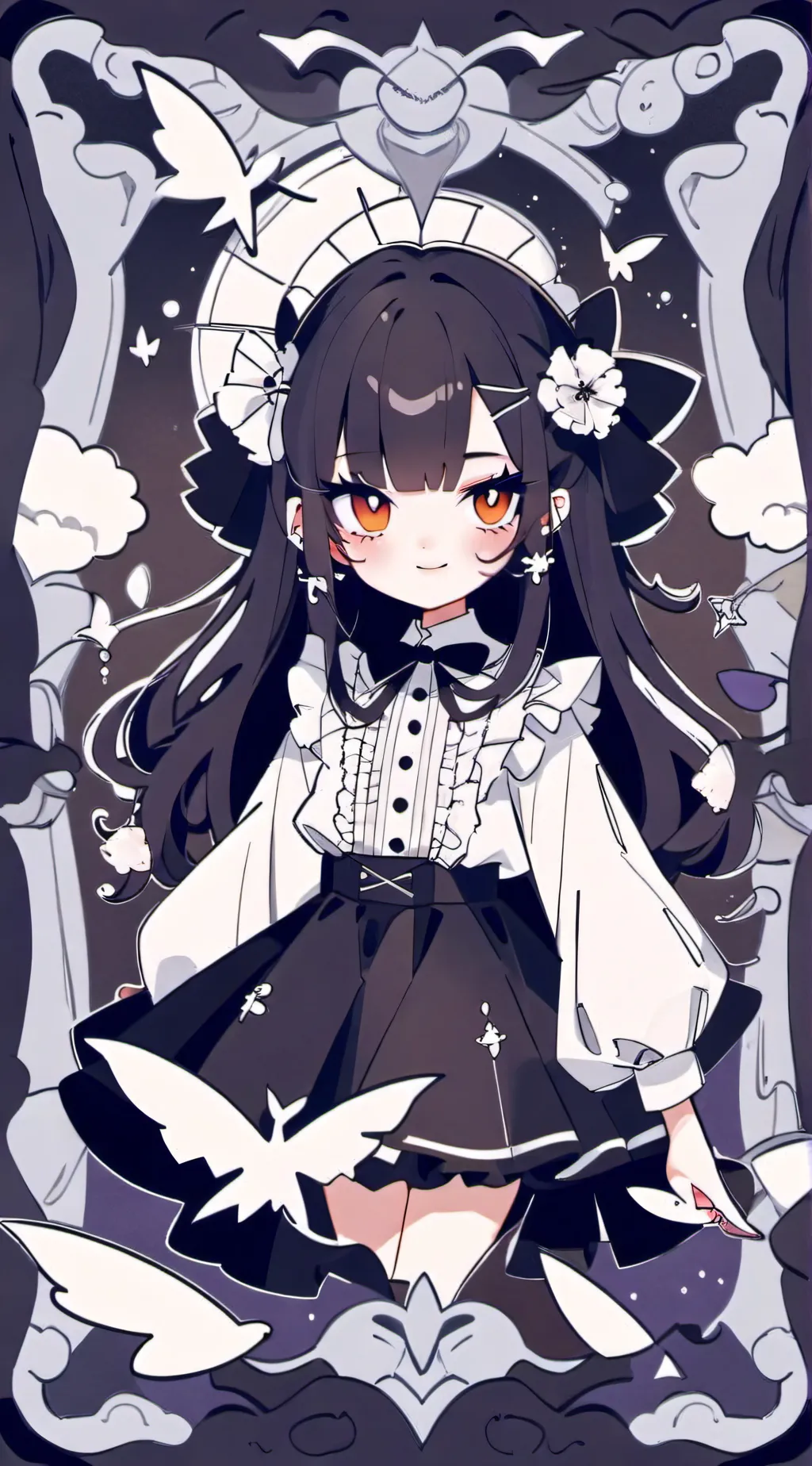 ai character: Luna background