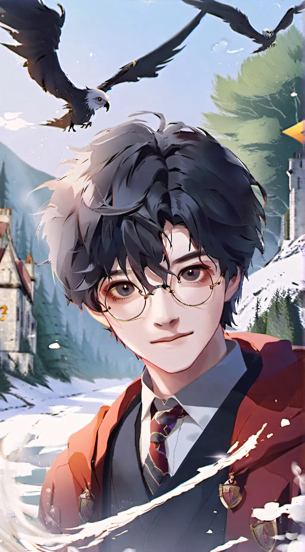 ai character: harry potter background
