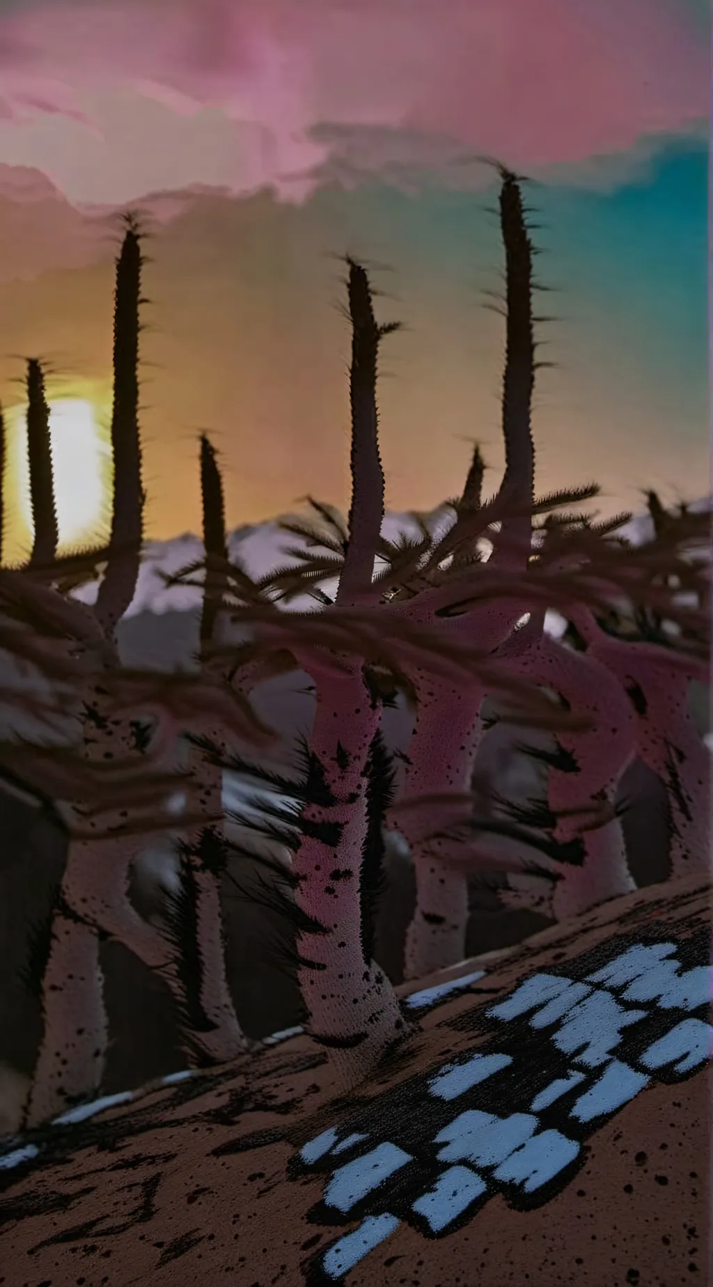ai character: Jjj road trip background