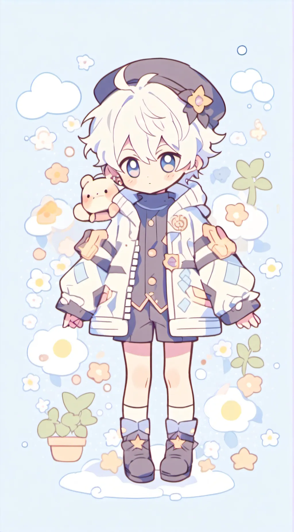 ai character: PETER PANNNNN background