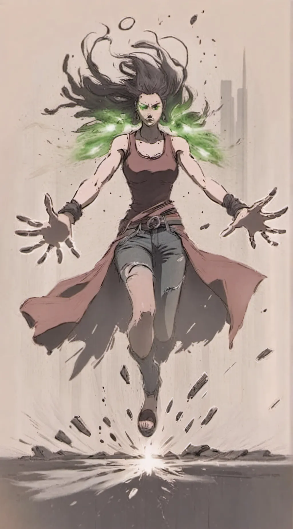 ai character: avengers powers!! background