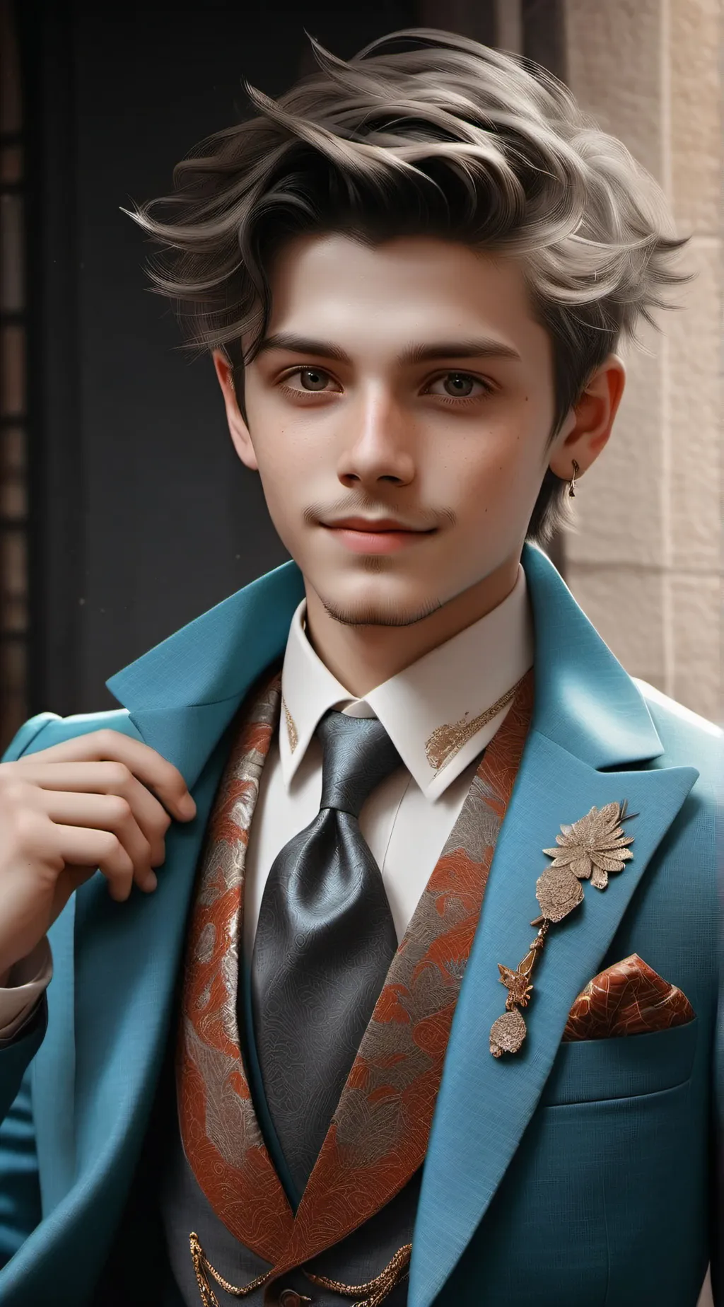 ai character: Hallen Miller  background