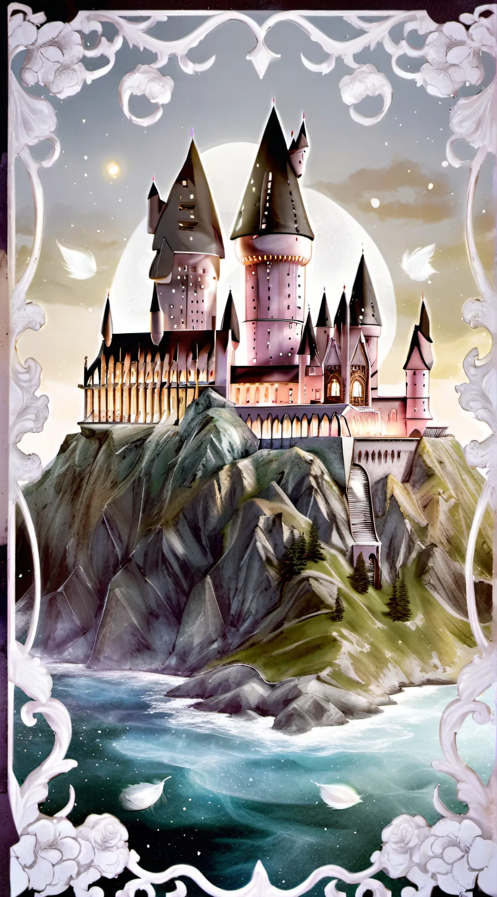 ai character: Hogwarts background