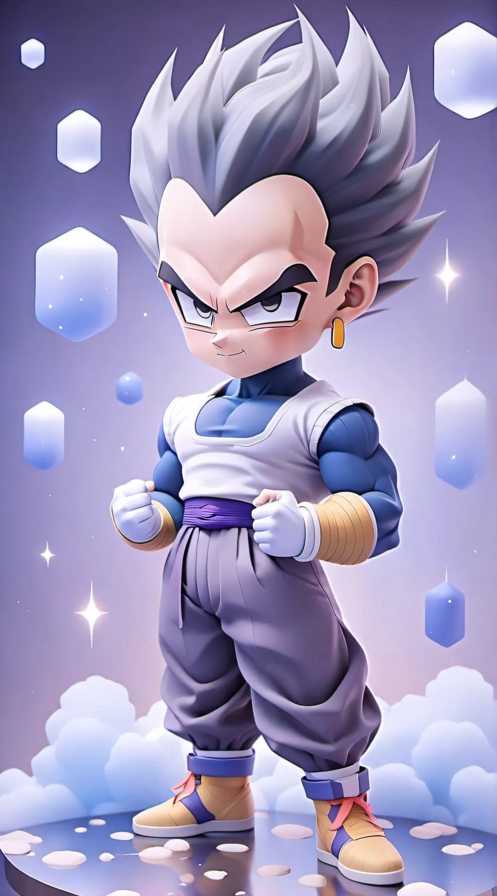 ai character: Vegeta(opposite) background