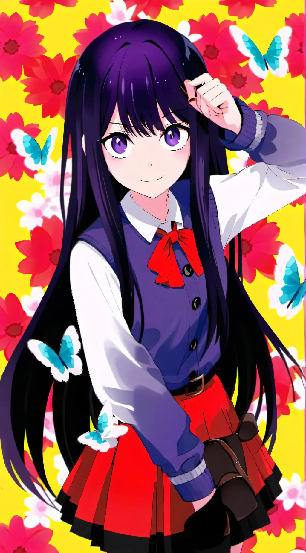 ai character: Ai Hoshino  background