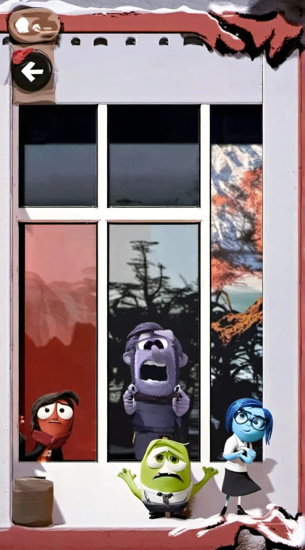 ai character: Inside out discord background