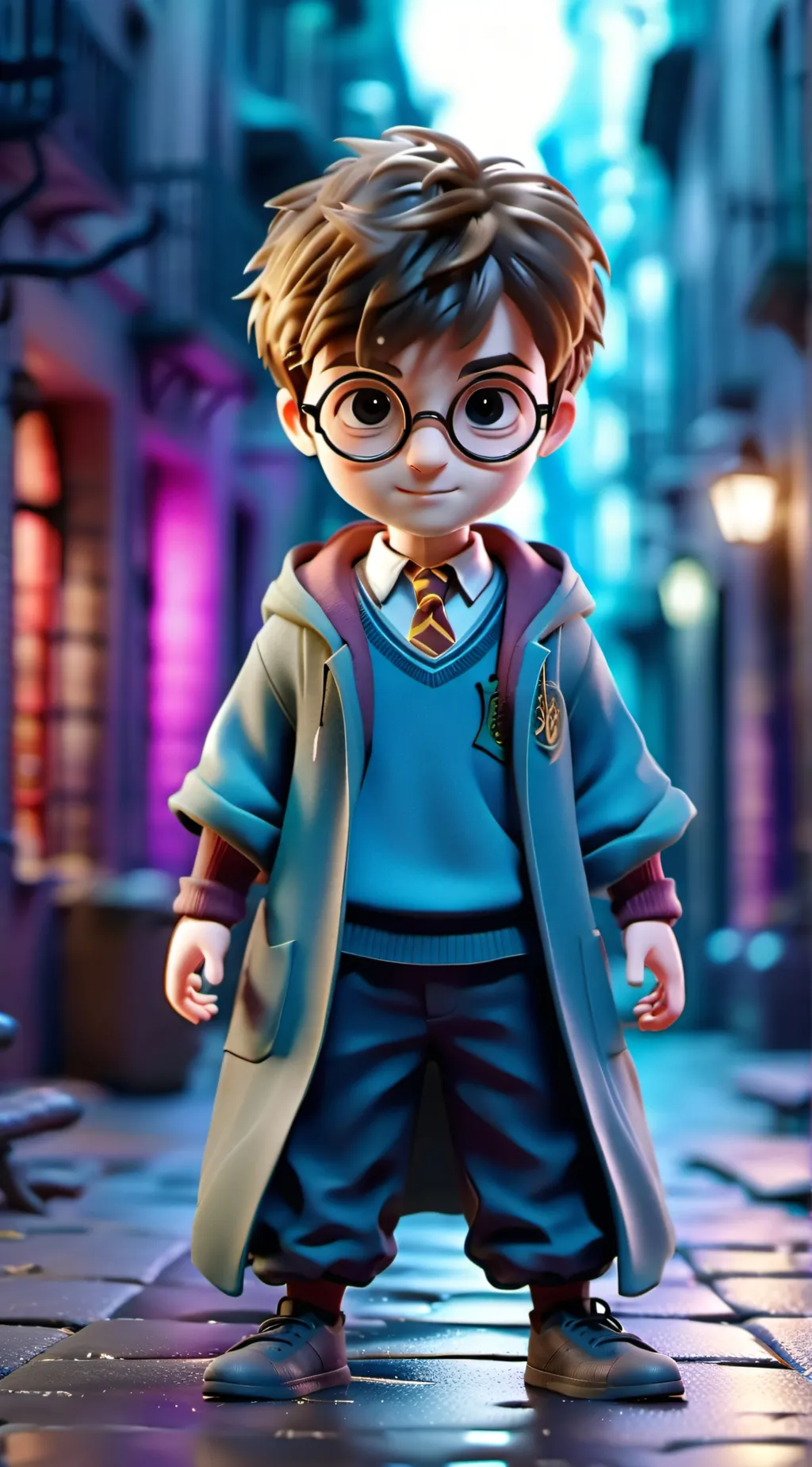 ai character: hp  background