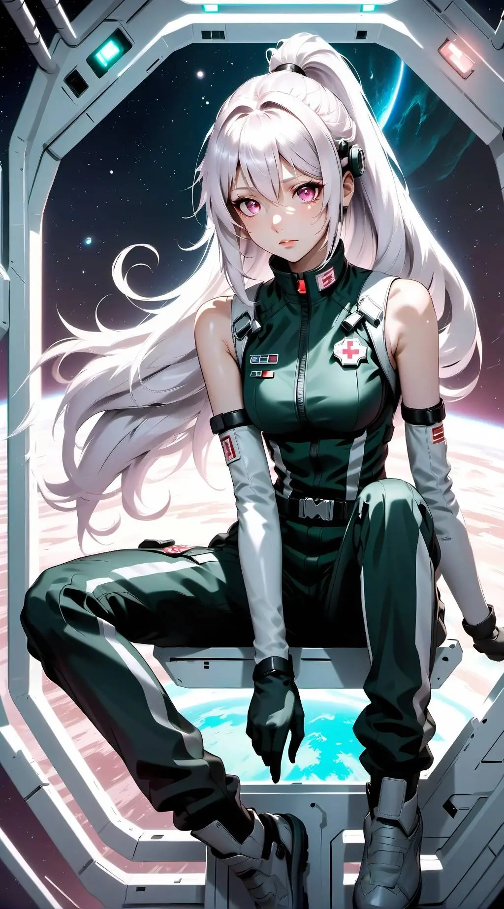 ai character: Echo Vega background