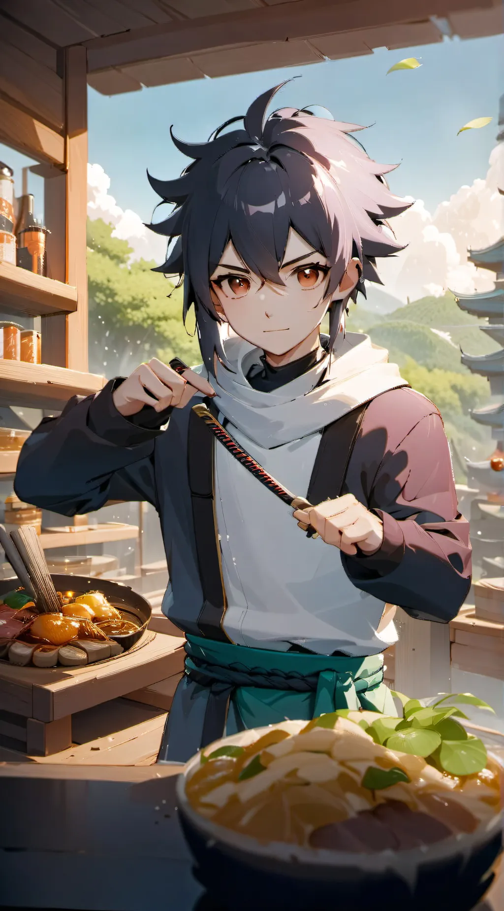 ai character: alexander background