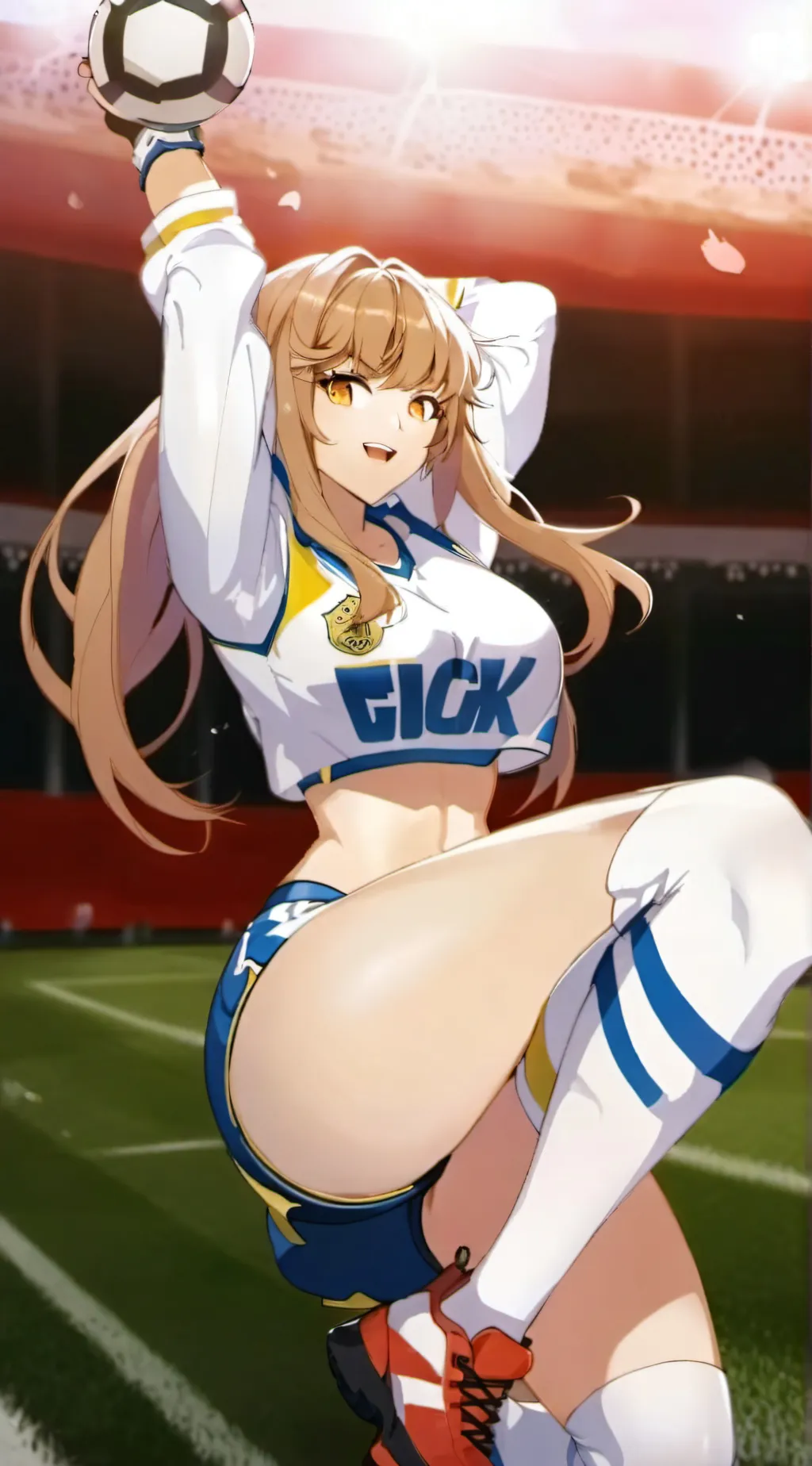 ai character: Football MHA background