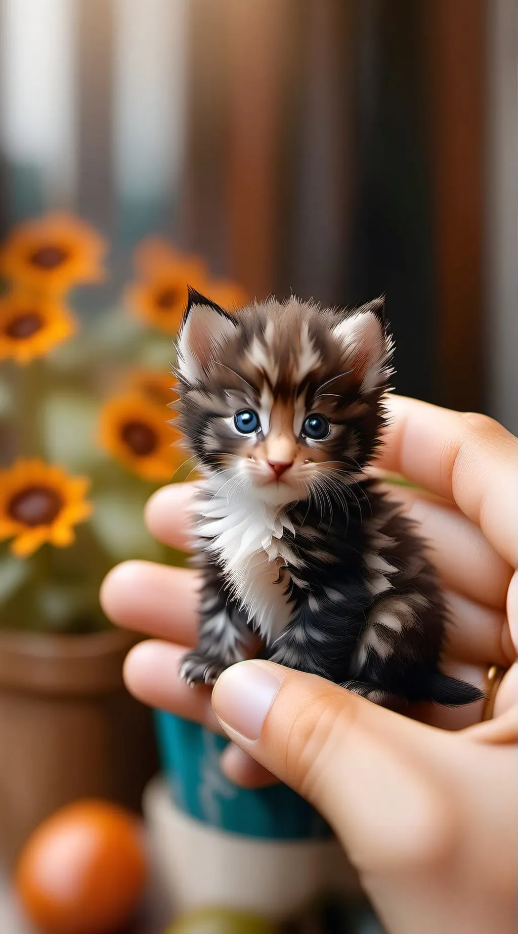 Talkie AI - Chat with cat size of thumb
