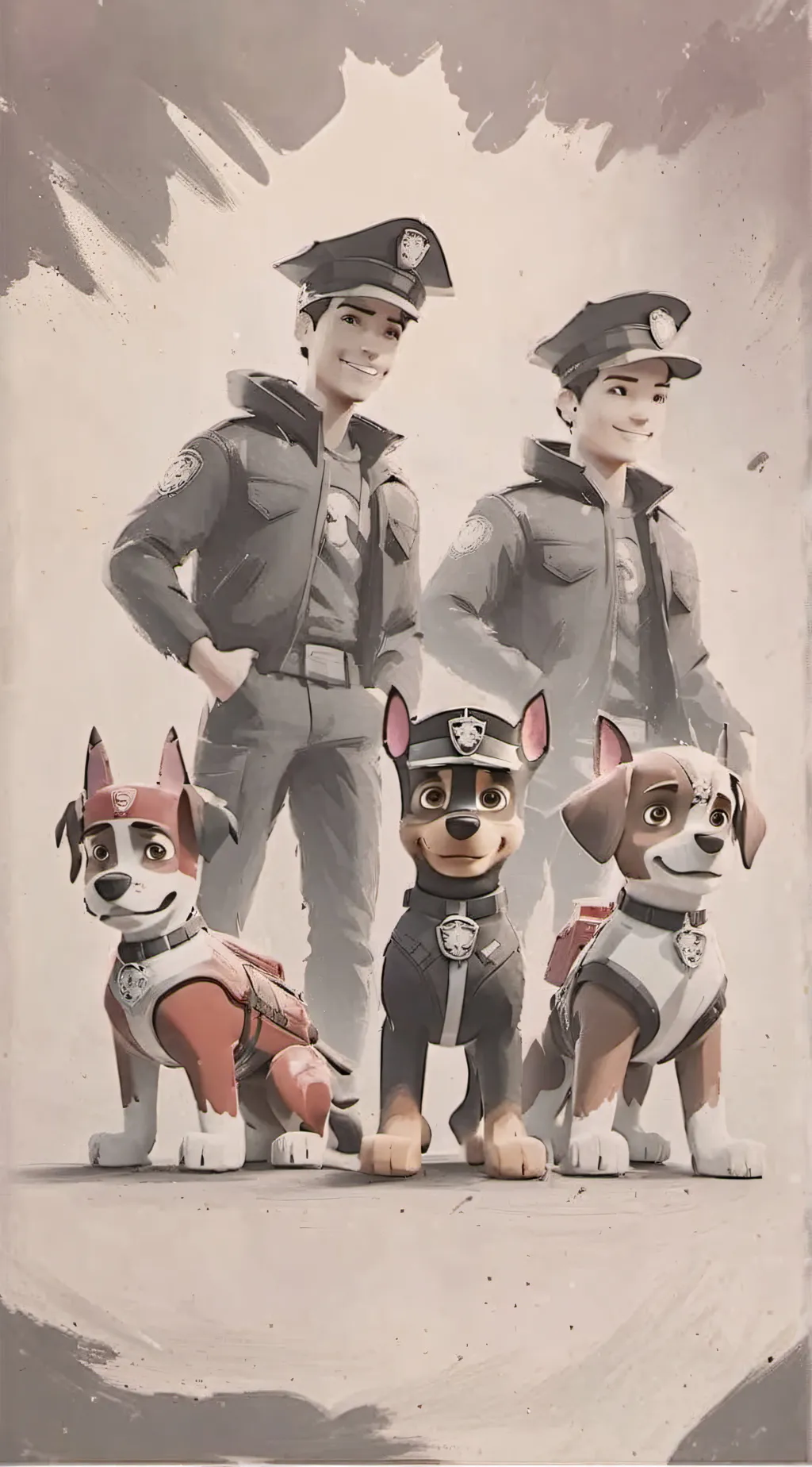 ai character: paw patrol background