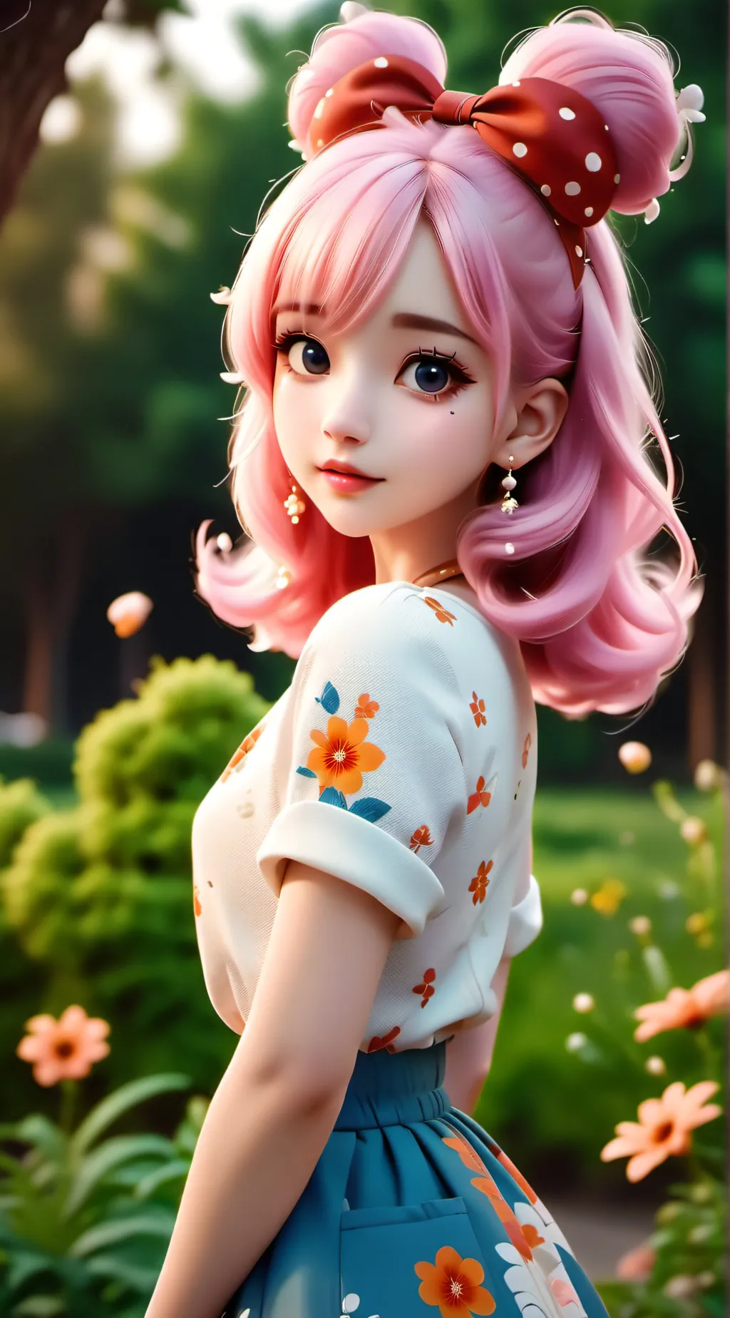 ai character: Luna background