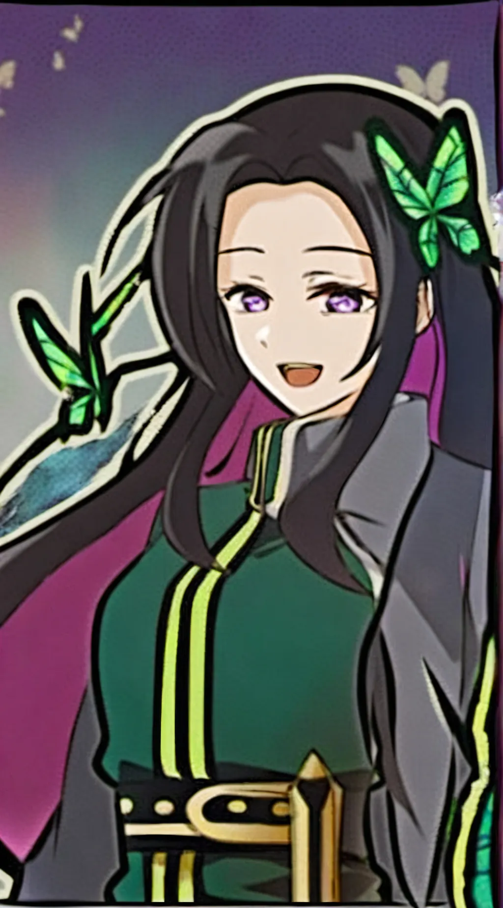 ai character: Kanae x sanemi background