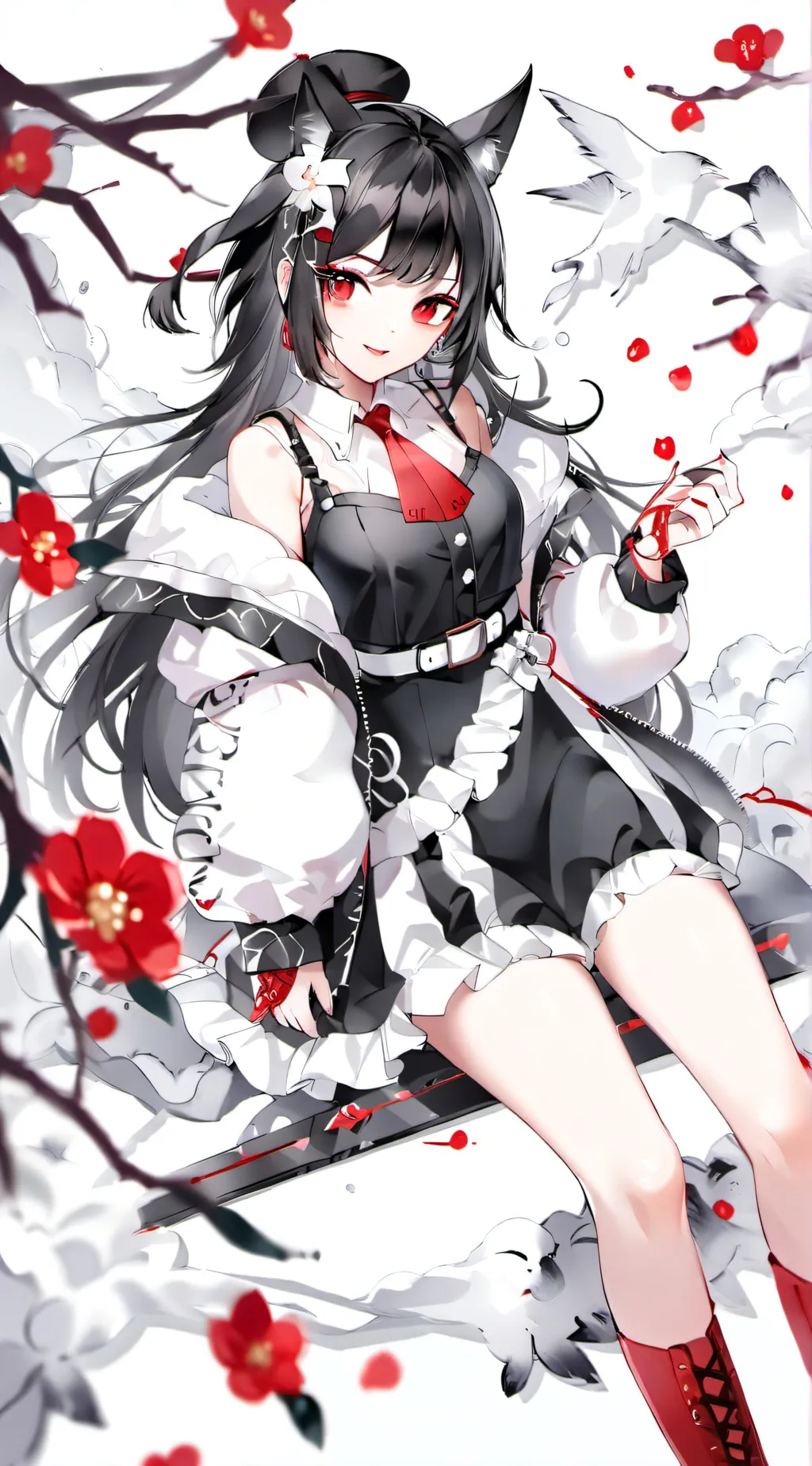 ai character: Mha Dark y/n background