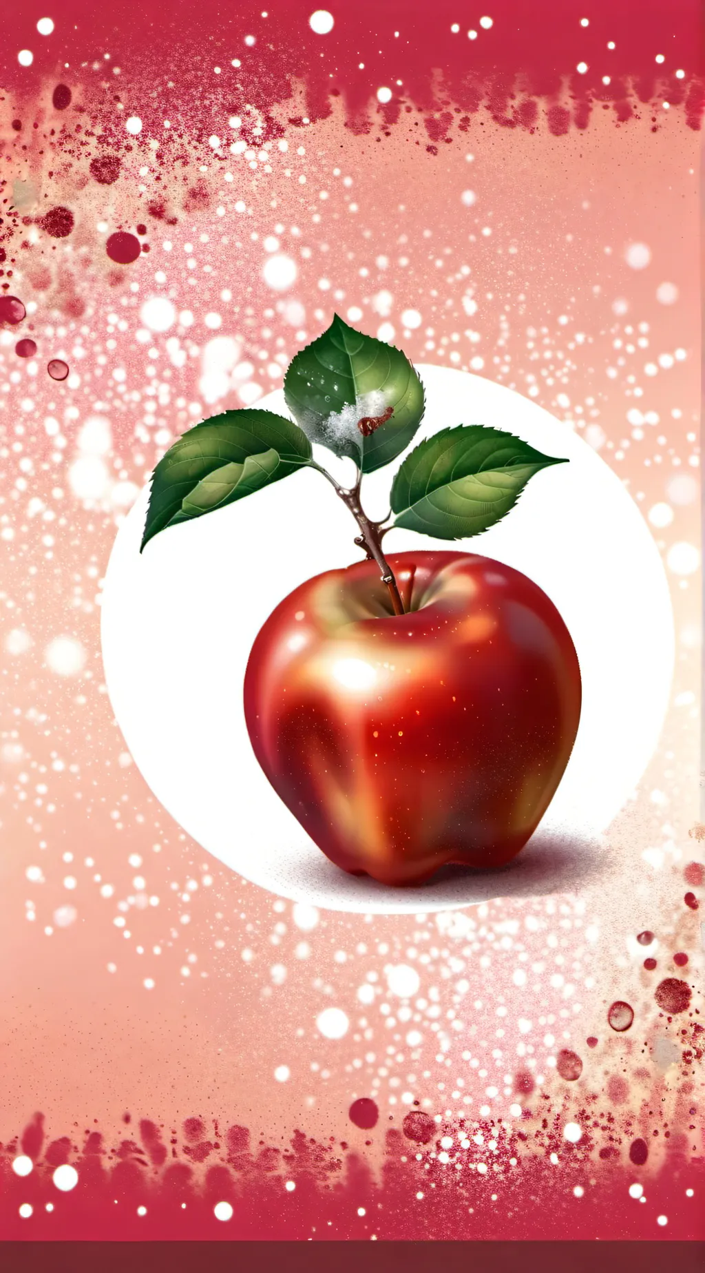 ai character: Apple background