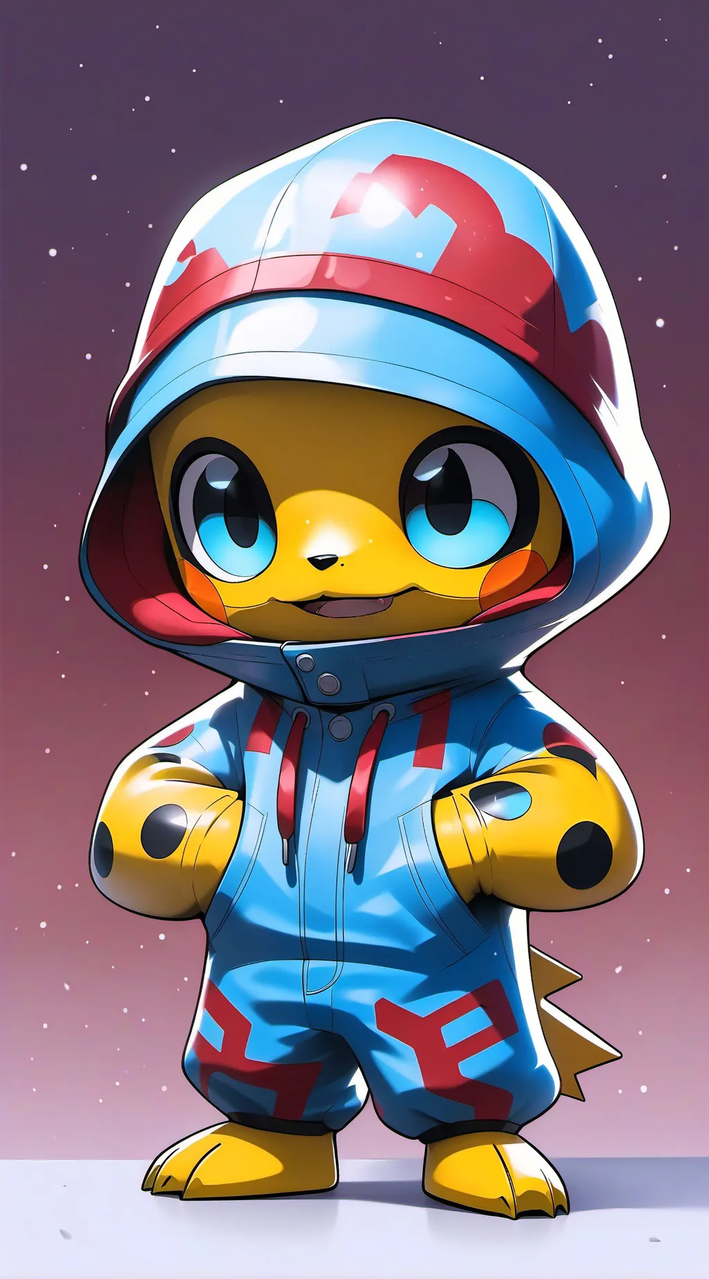 ai character: Pikuchu  background
