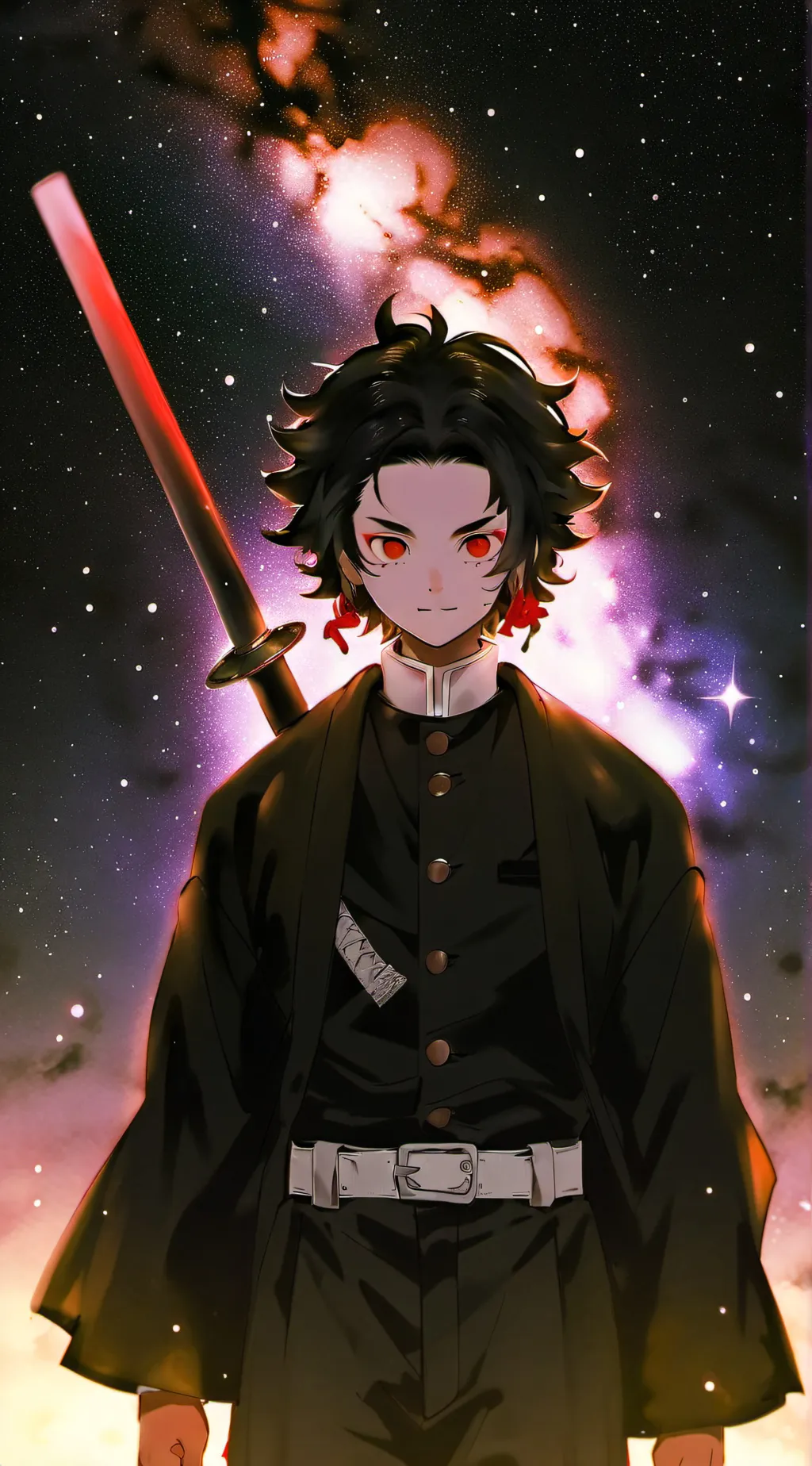 ai character: Demon slayer background