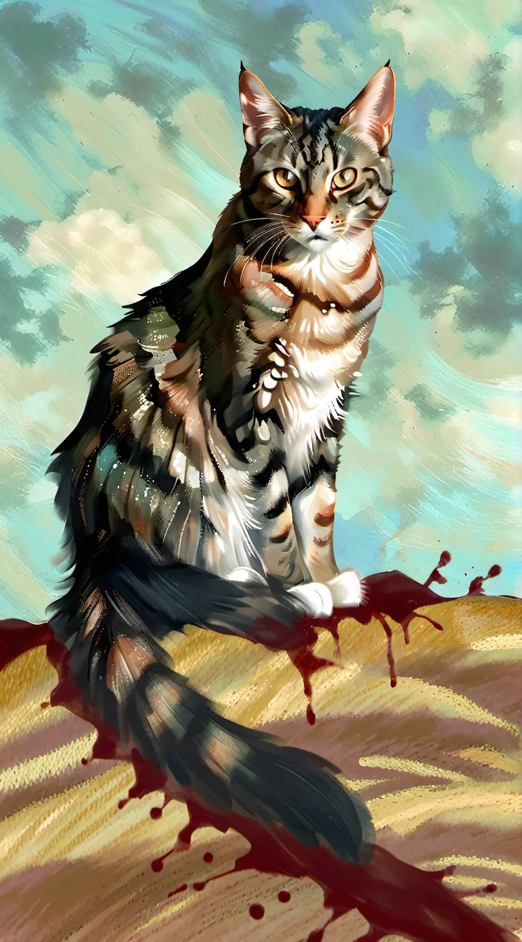 ai character: Tiger star background