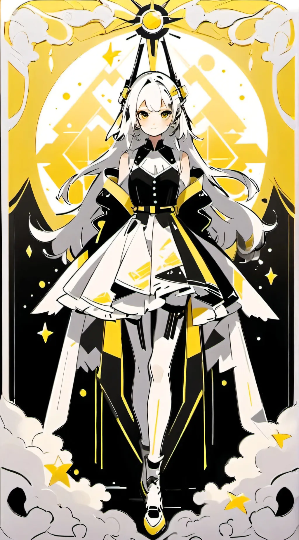 ai character: Luna background