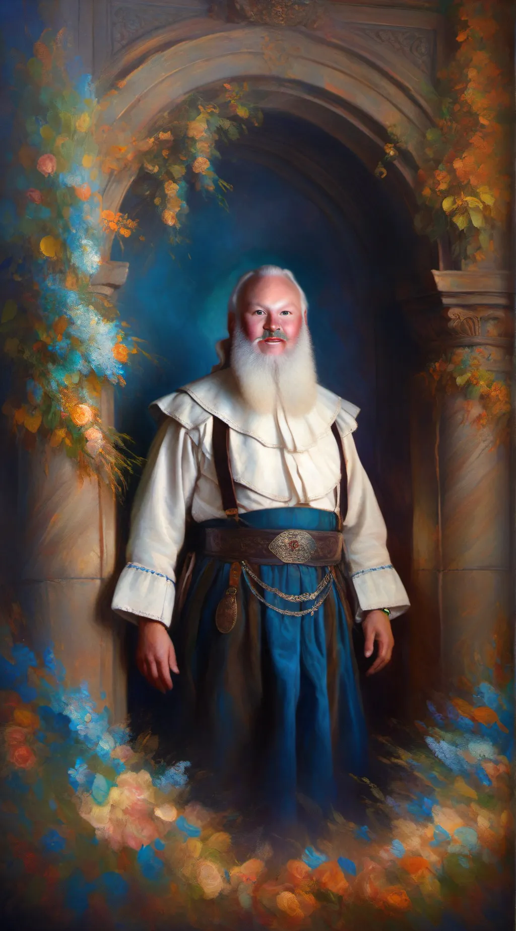 ai character: bald caseOH background