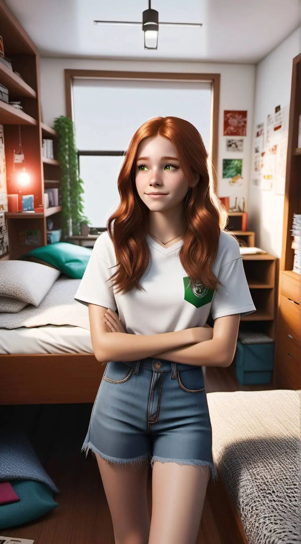 ai character: Freya Holly background