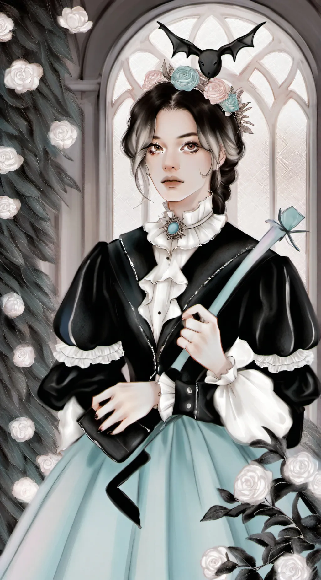 ai character: Hogwarts background