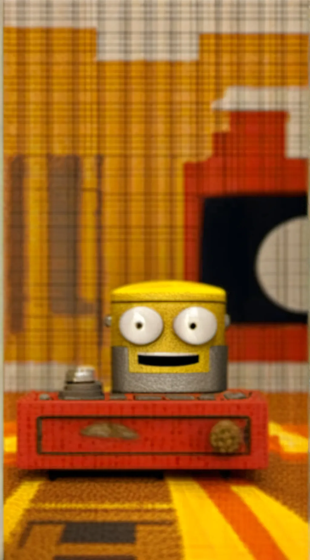 ai character: Annoying orange  background