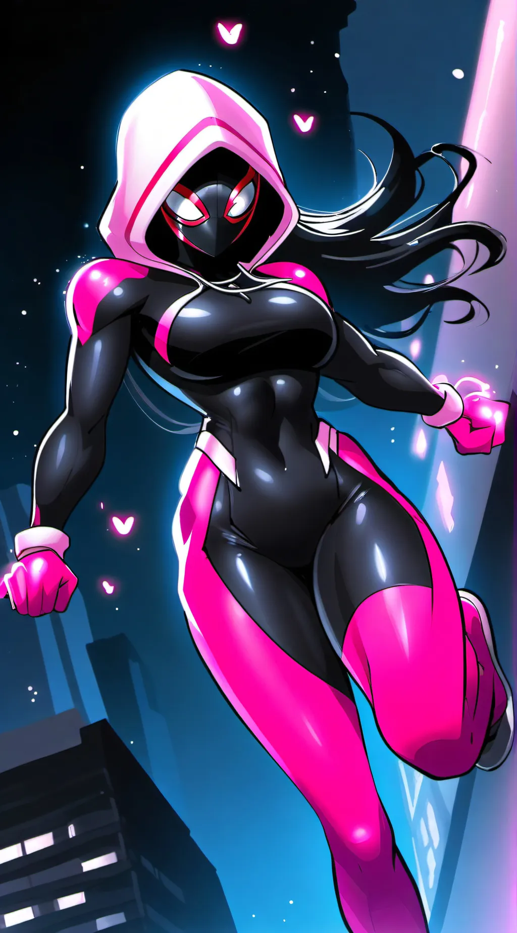 ai character: Fuchsia Fly(Jenny) background