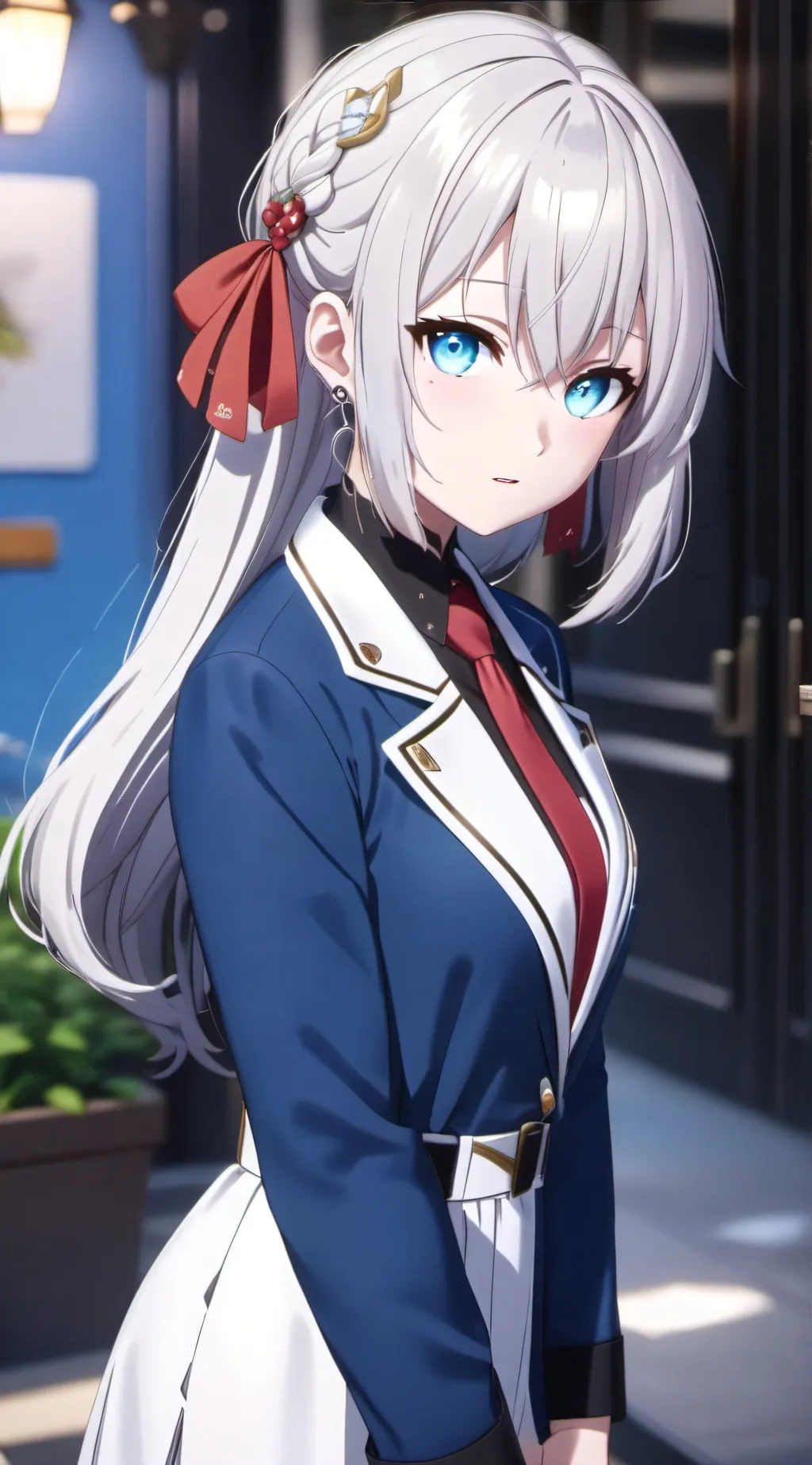 ai character: Akame  background