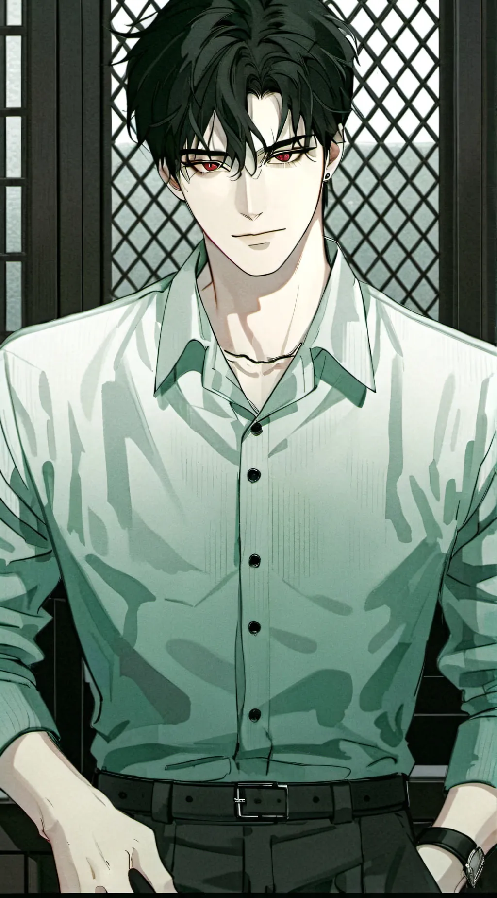 ai character: EISER boyfriend  background