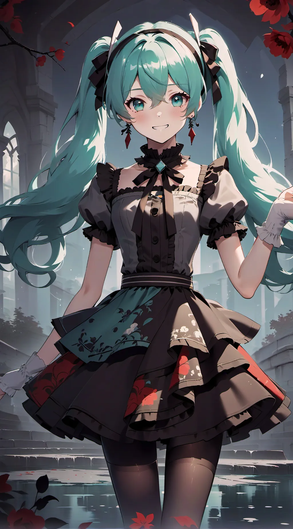 ai character: Miku background