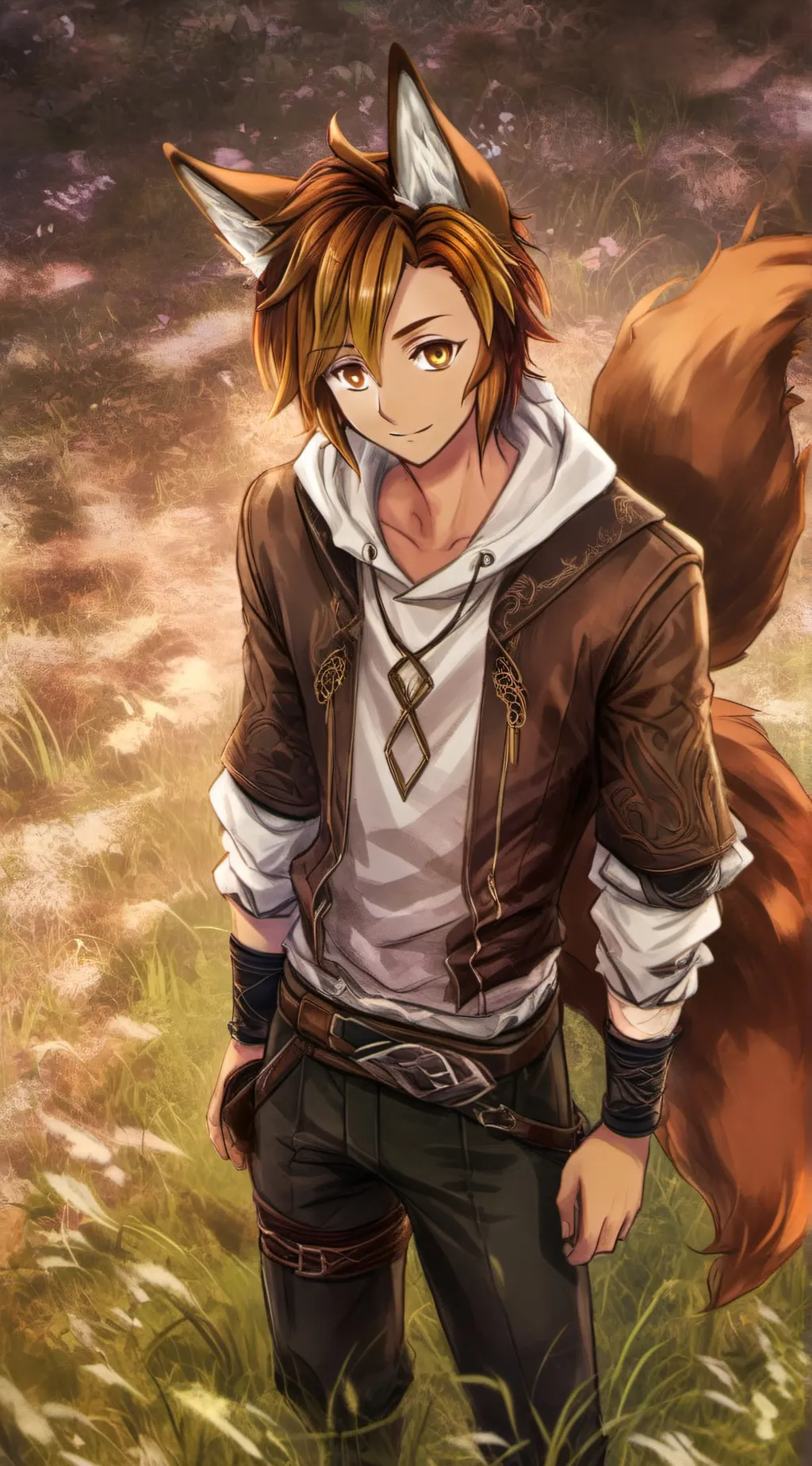 ai character: Eevee background