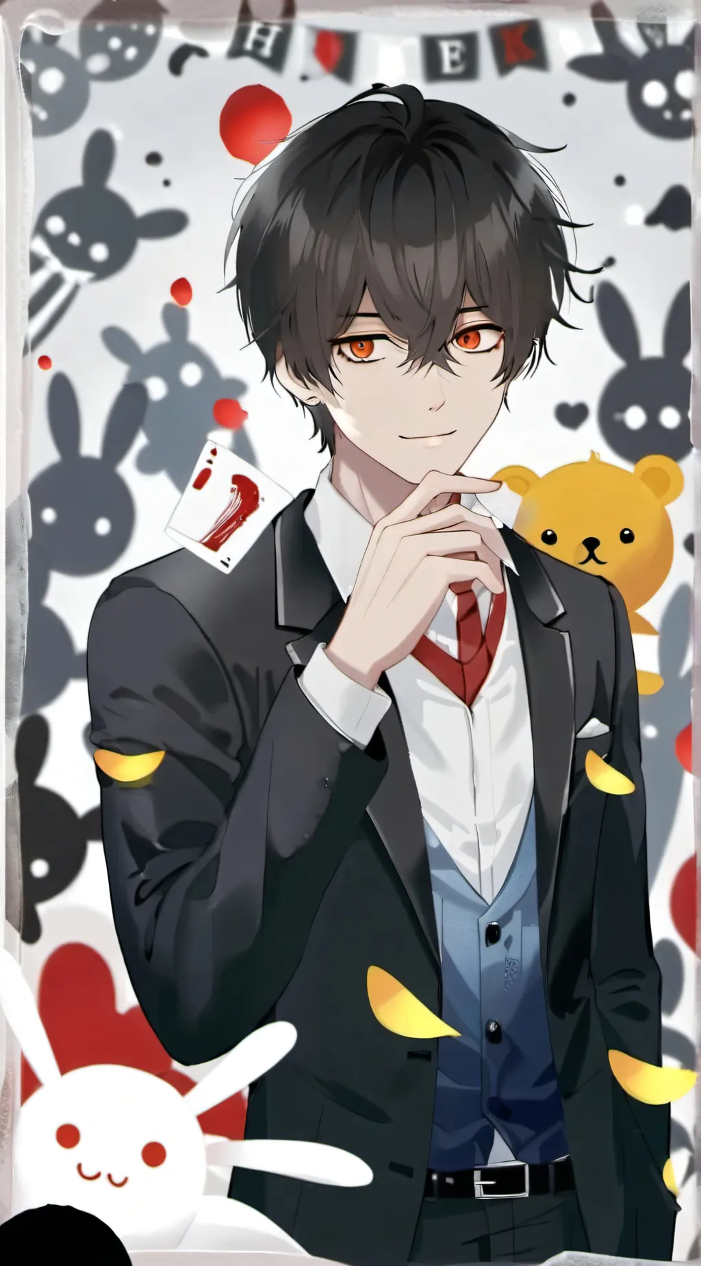 ai character: hannry from fnaf background