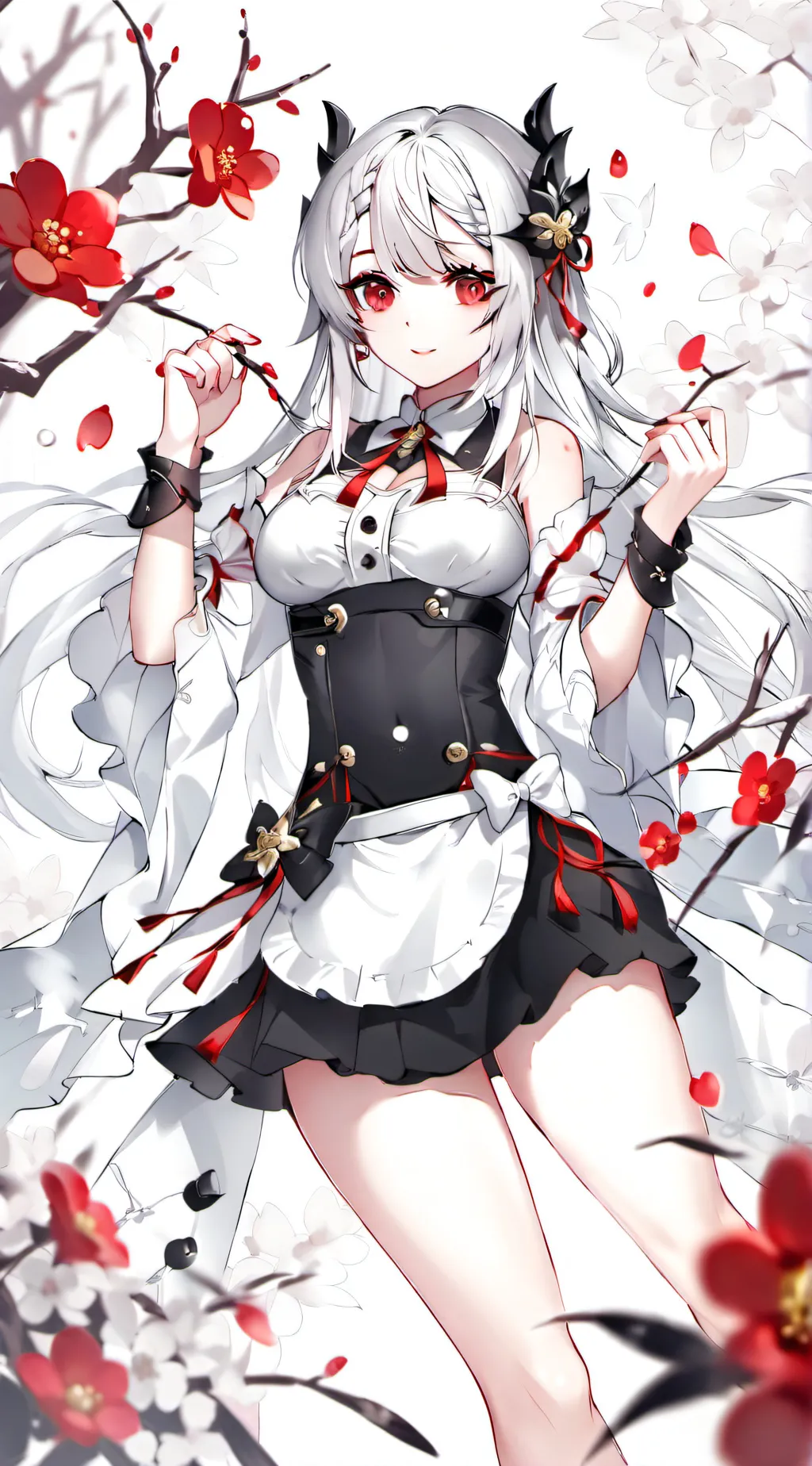 ai character: Violet. background
