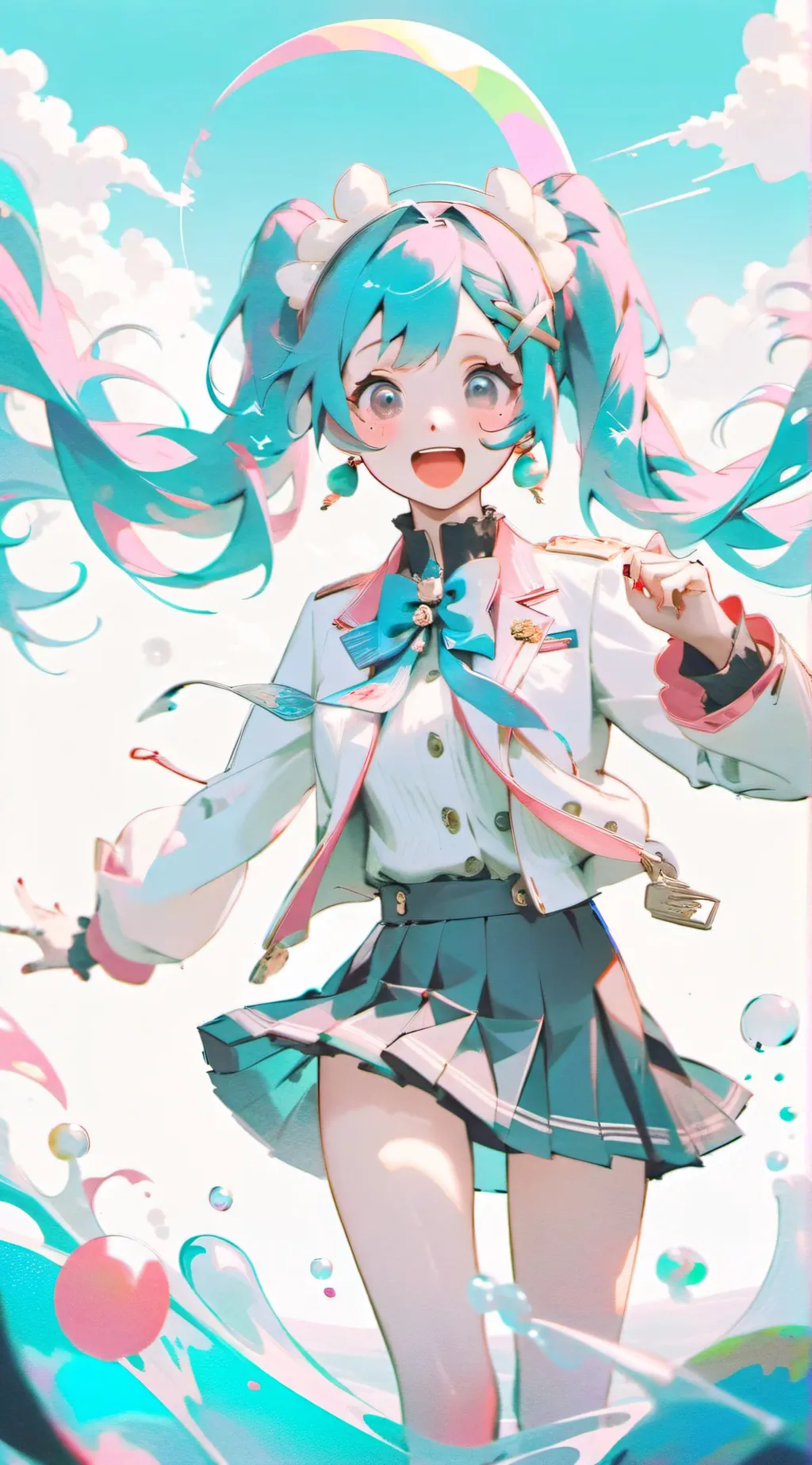 ai character: miku background