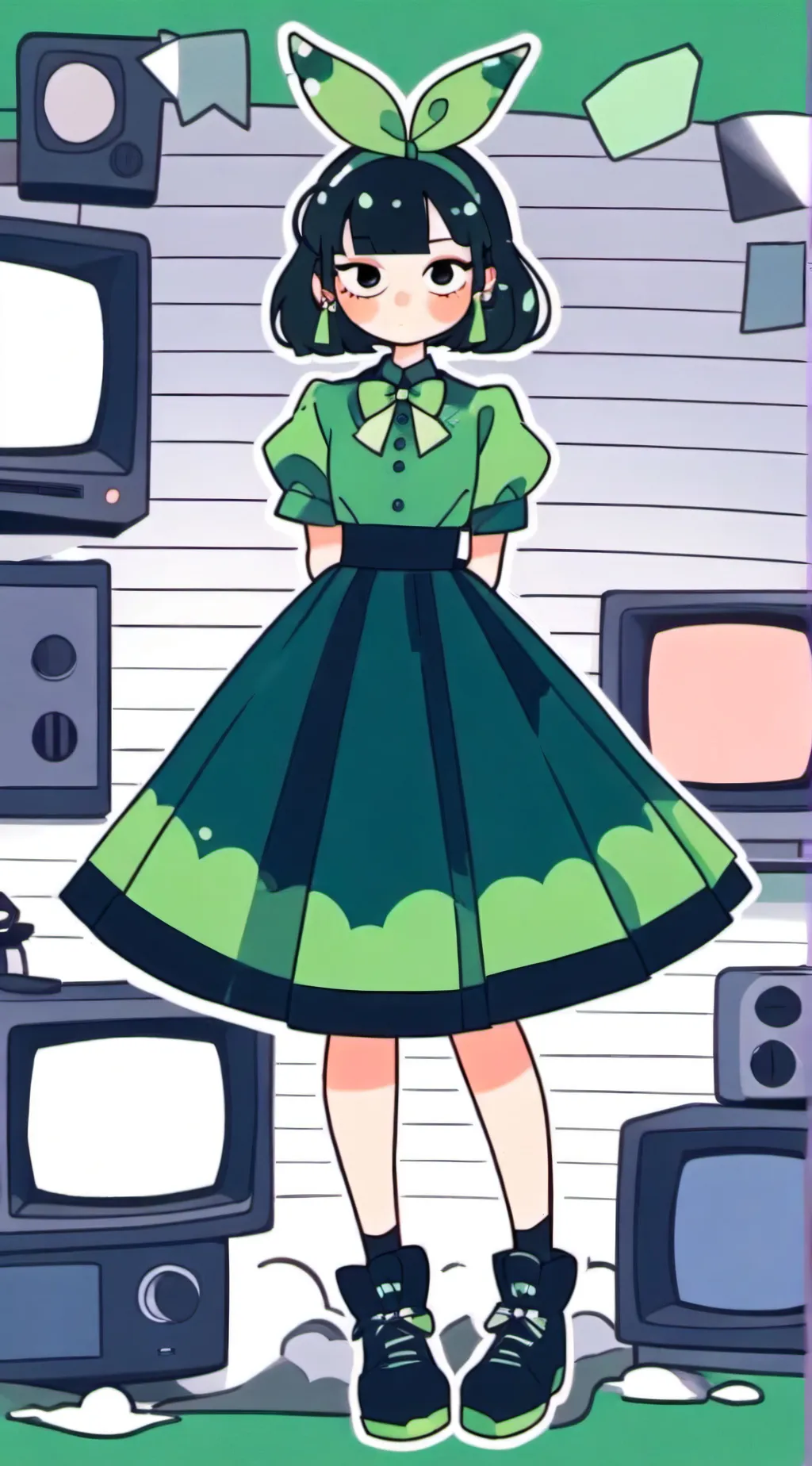 ai character: Vee background