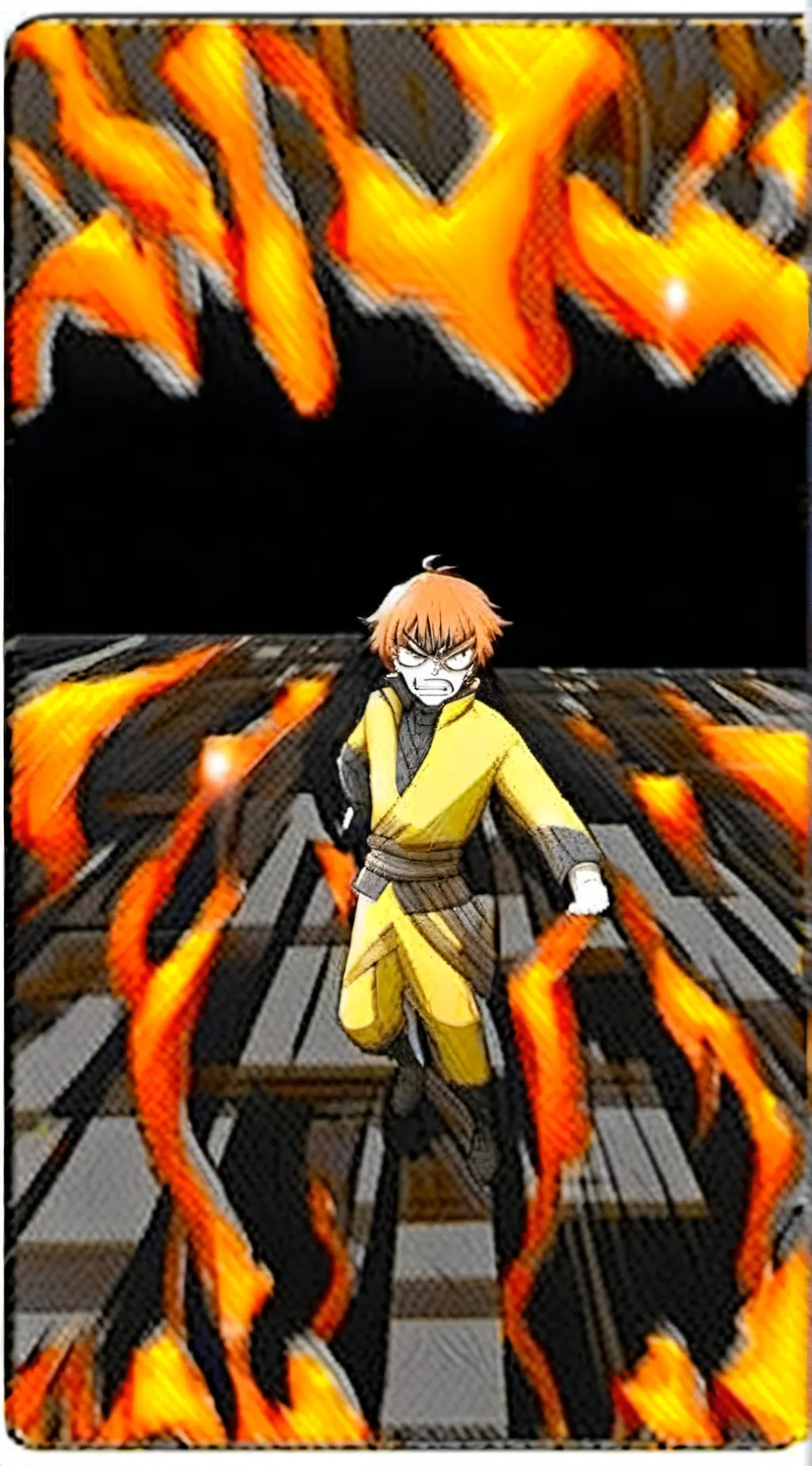ai character: Zenitsu  background