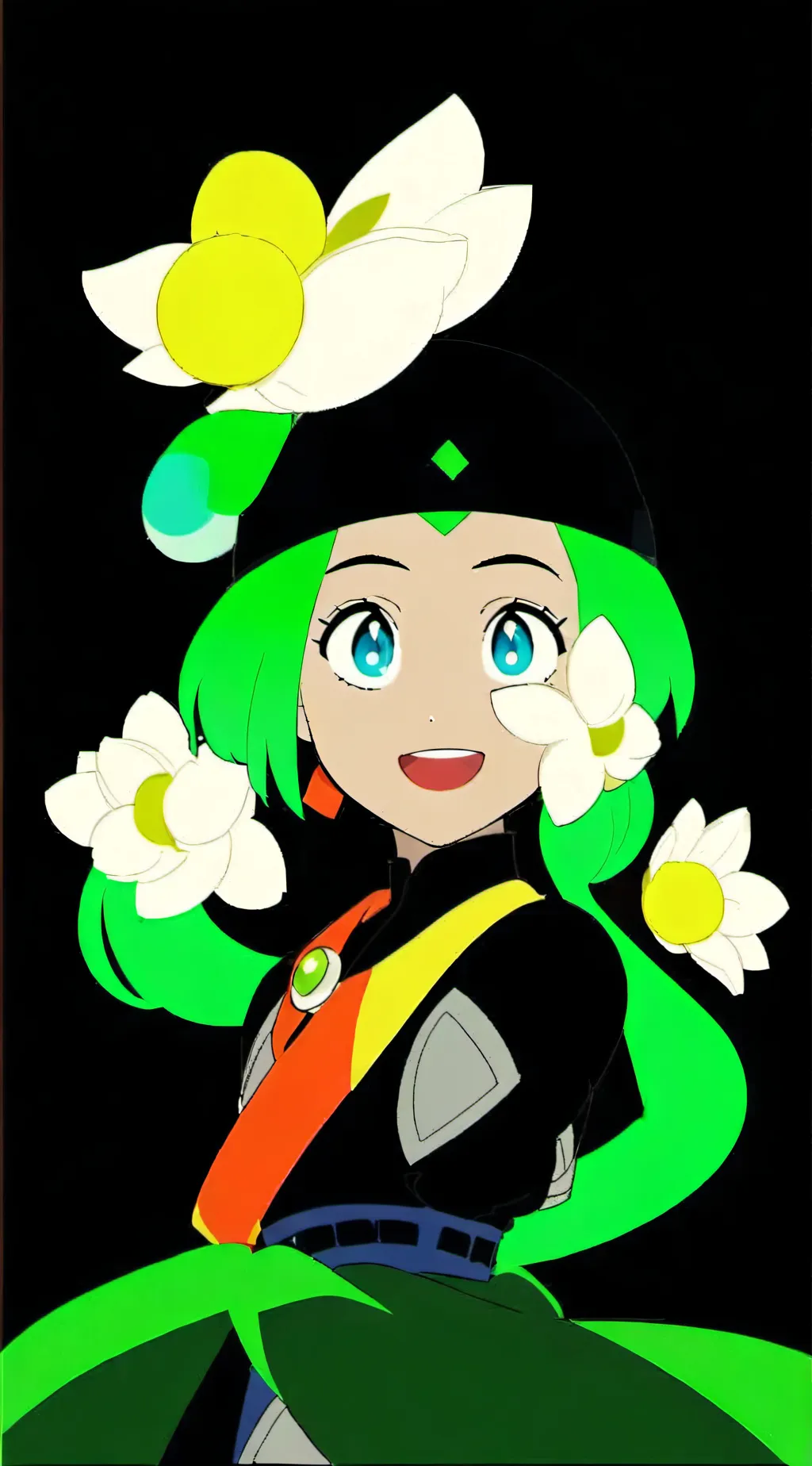 ai character: Peridot (from su) background