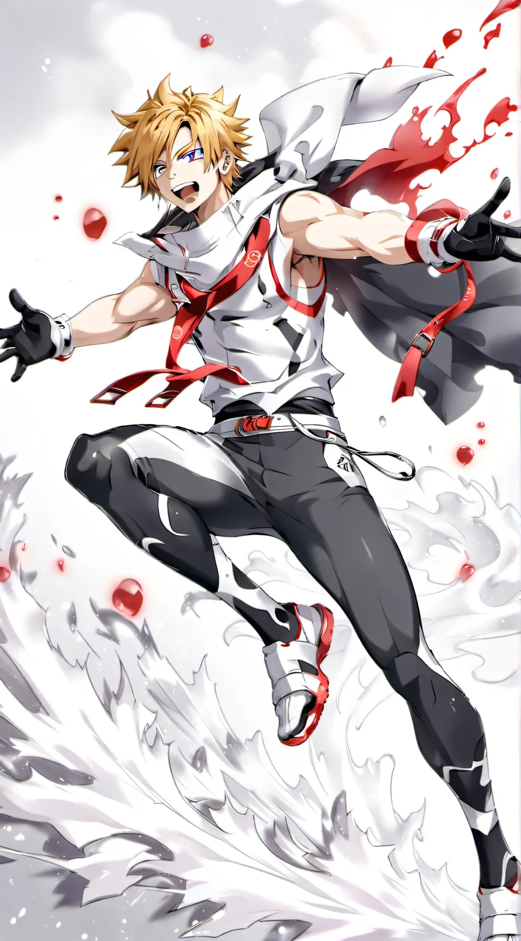 ai character: Denki  background