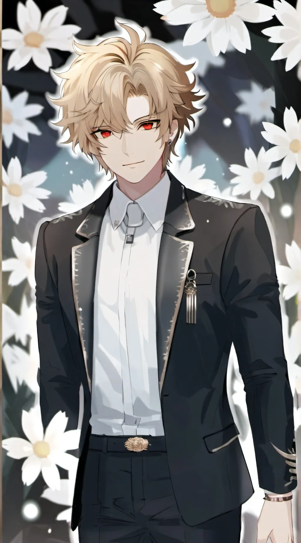 ai character: bakugou  background