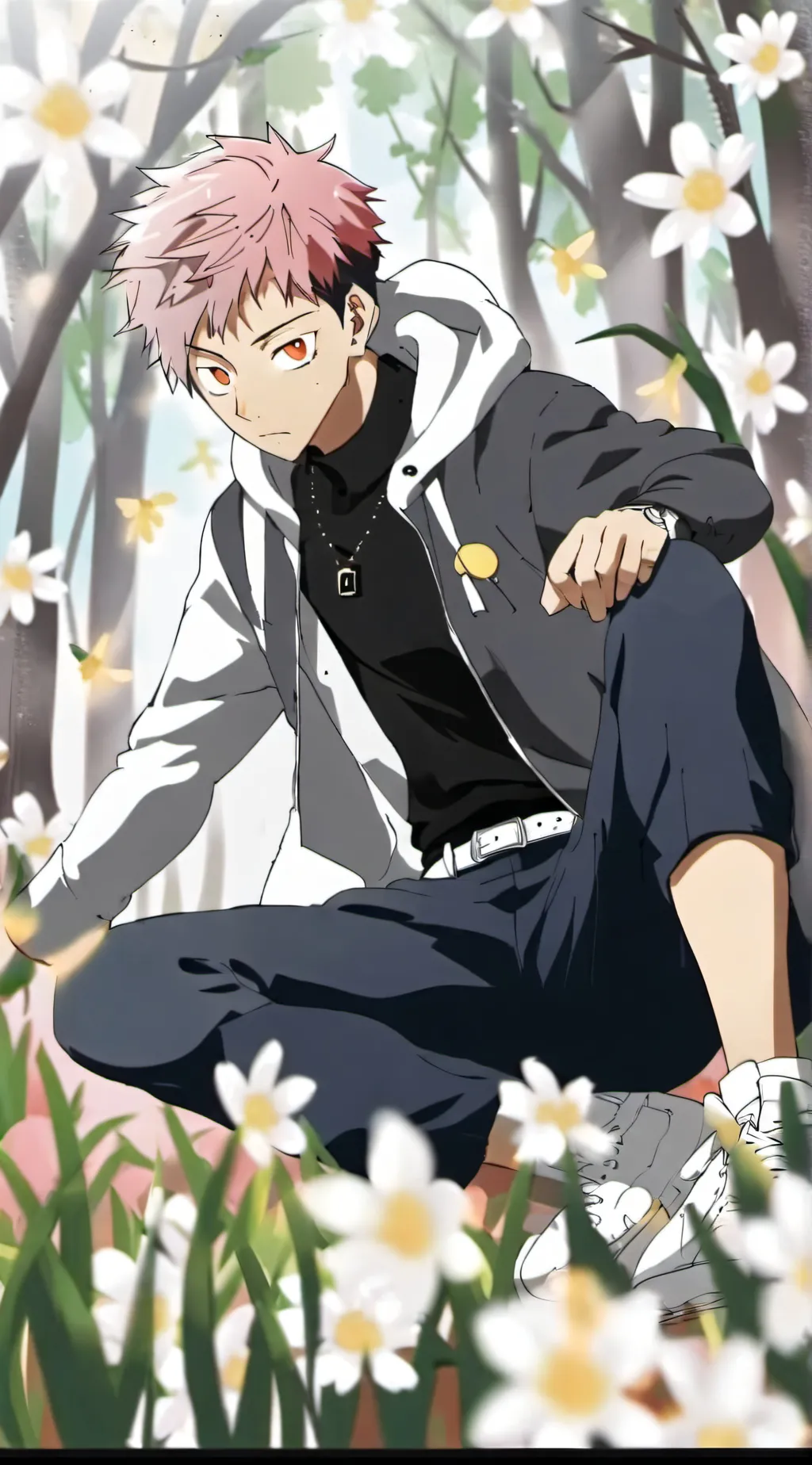 ai character: Itadori  background