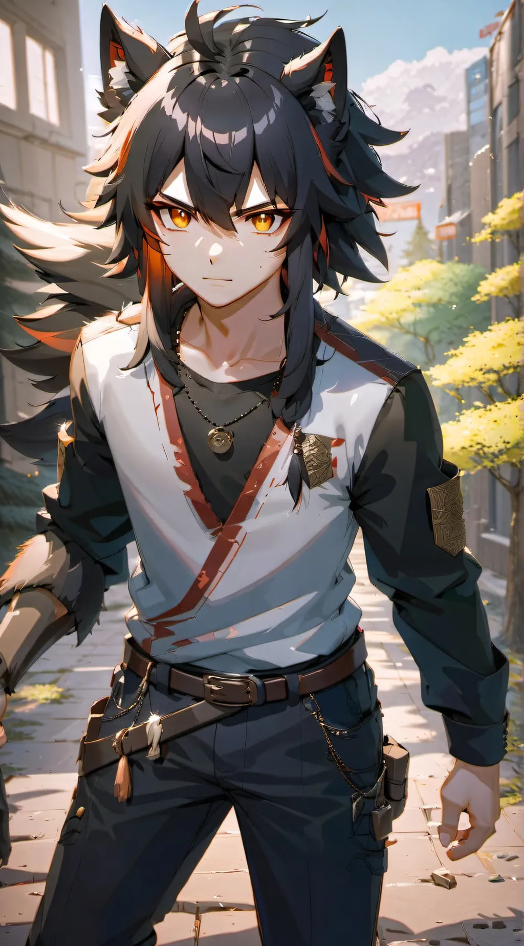 ai character: Luke  background