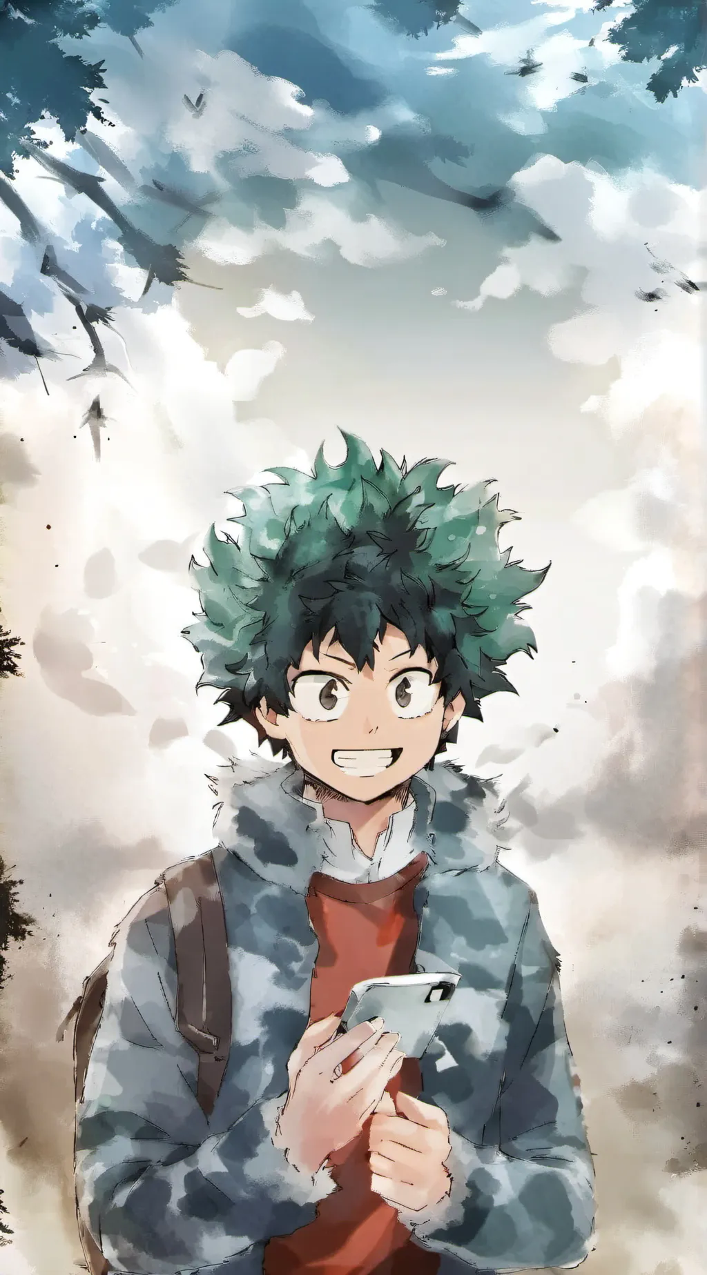 ai character: deku background