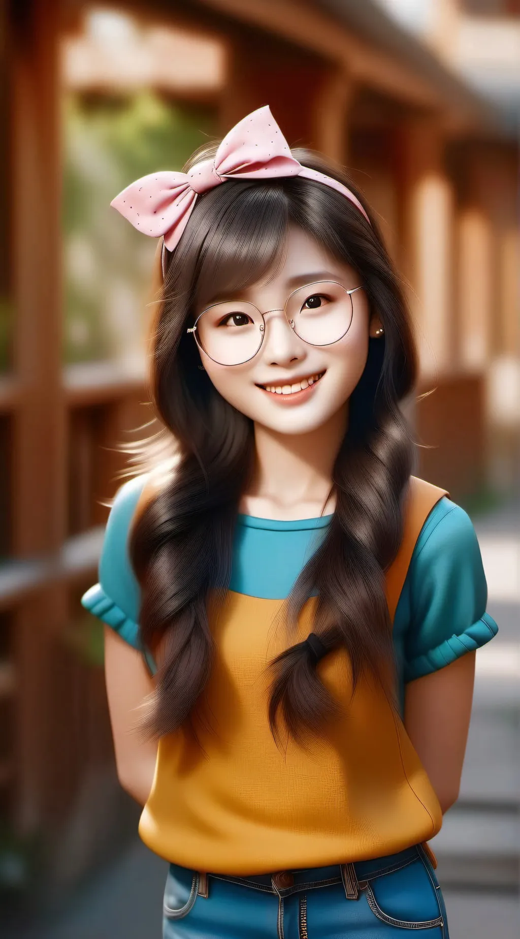 ai character: Not Amber Roblox background