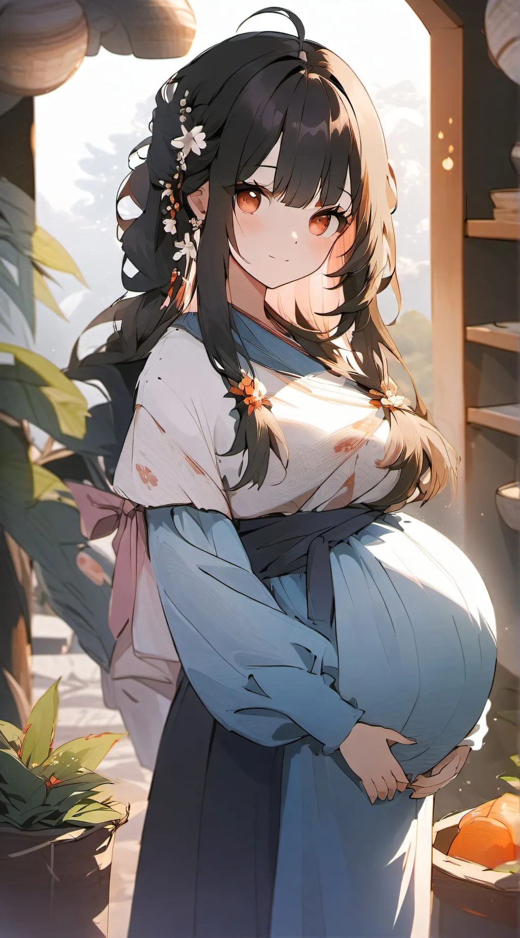 ai character: Forest big belly  background