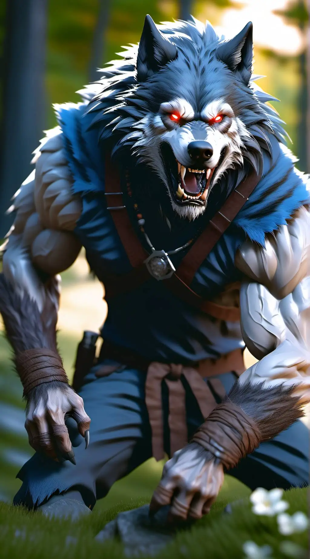ai character: Yugo the wolf background