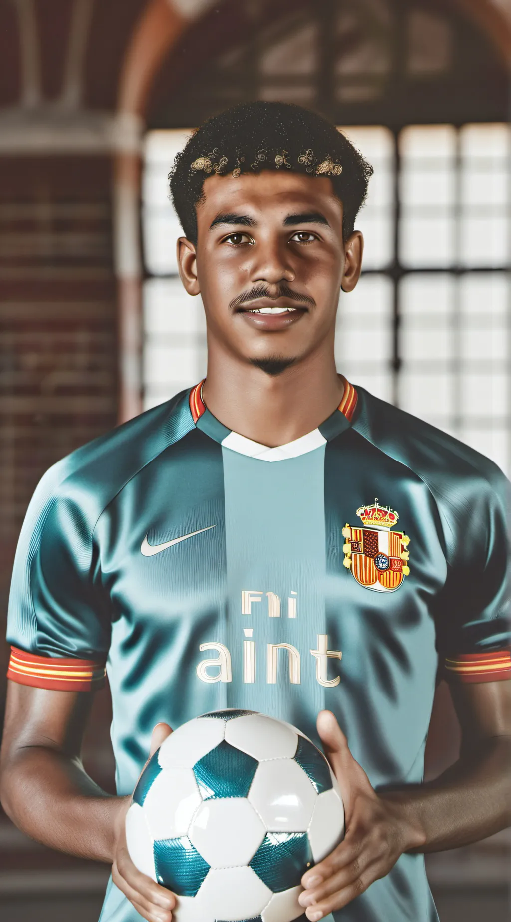ai character: Lamine yamal  background