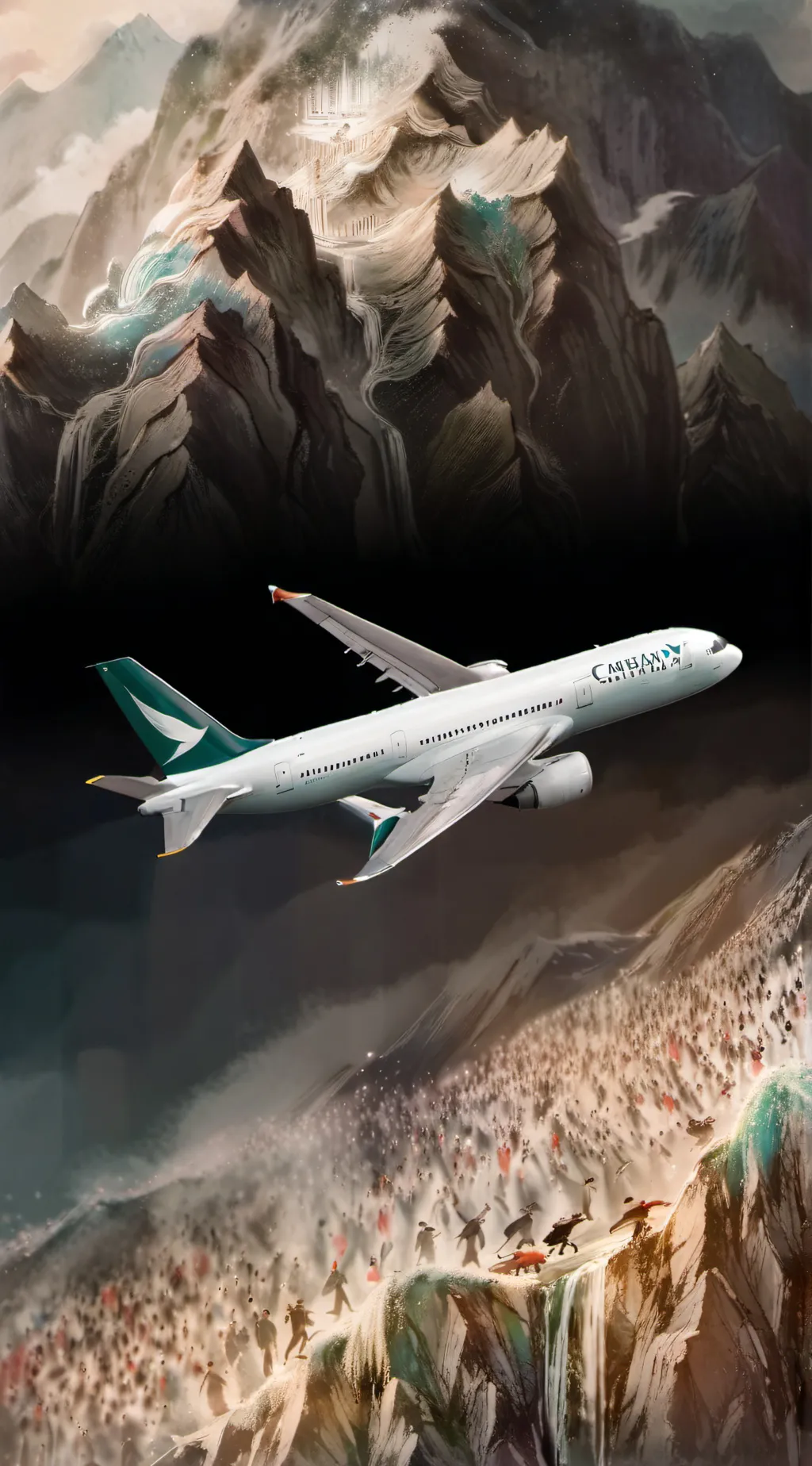 ai character: Cathay Pacific  background