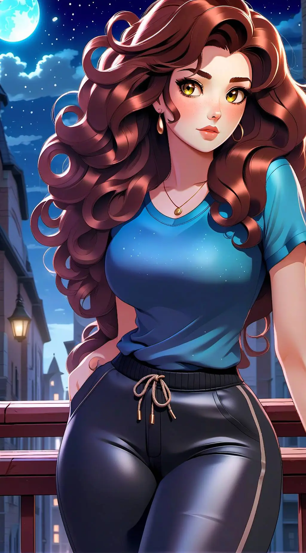 ai character: Magnolia background